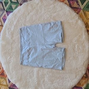 Free People Movement Baby Blue Pull On Athletic Athleisure Biker Shorts